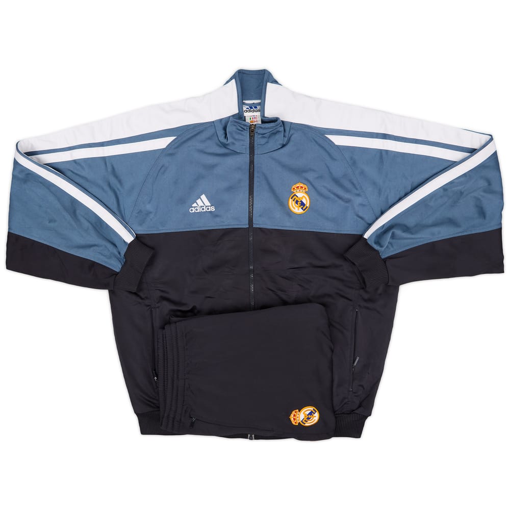 2001-02 Real Madrid adidas Tracksuit - 8/10 - (L)