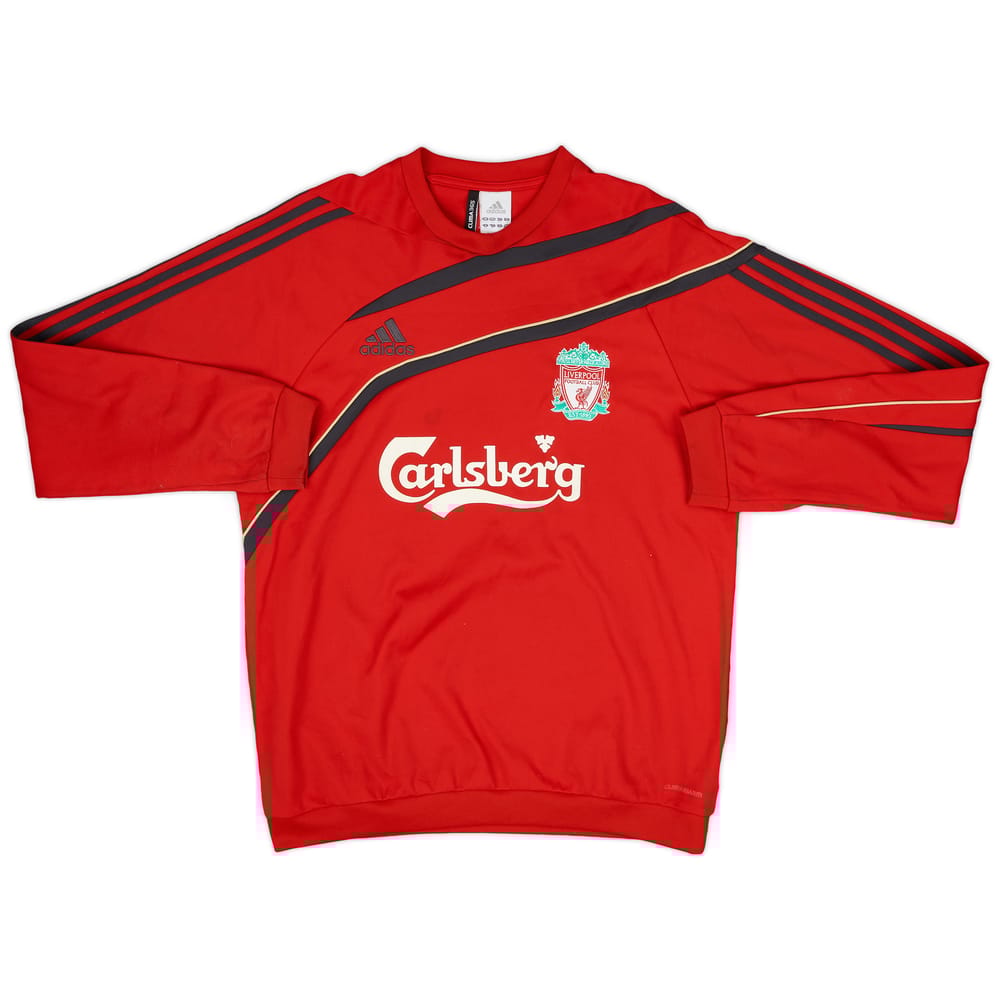 2009-10 Liverpool adidas Sweat Top - 7/10 - (M/L)
