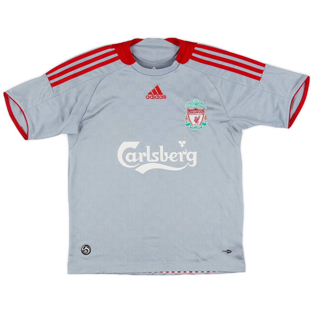 2008-09 Liverpool Away Shirt - 8/10 - (XL.Boys)