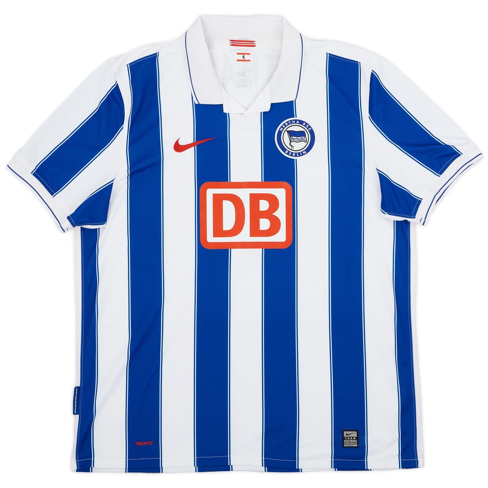 2009-10 Hertha Berlin Home Shirt - 8/10 - (XL)