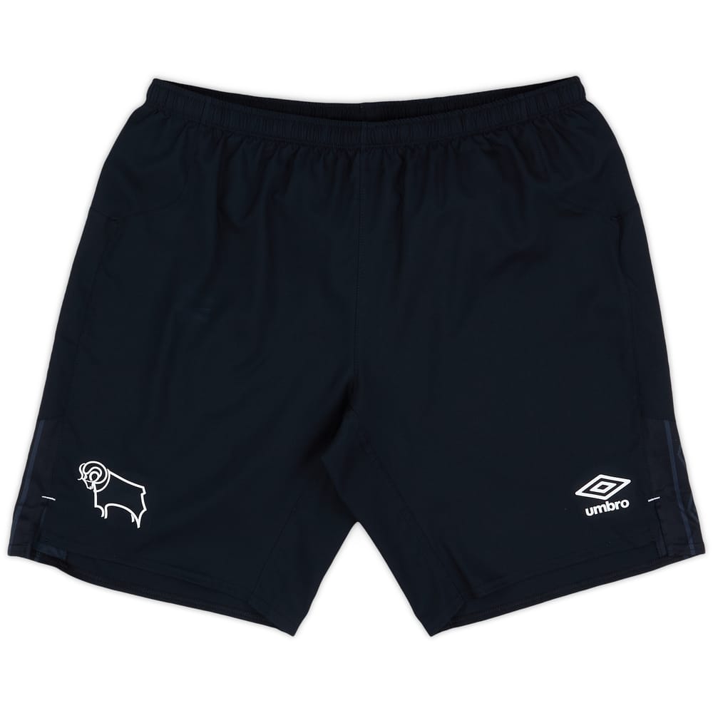 2020-21 Derby County Umbro Training Shorts - 9/10