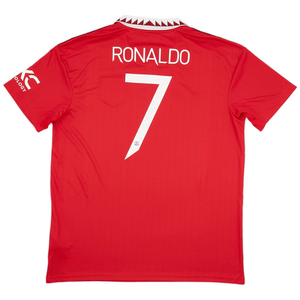 2022-23 Manchester United Home Shirt Ronaldo #7 - 10/10 - (XL)