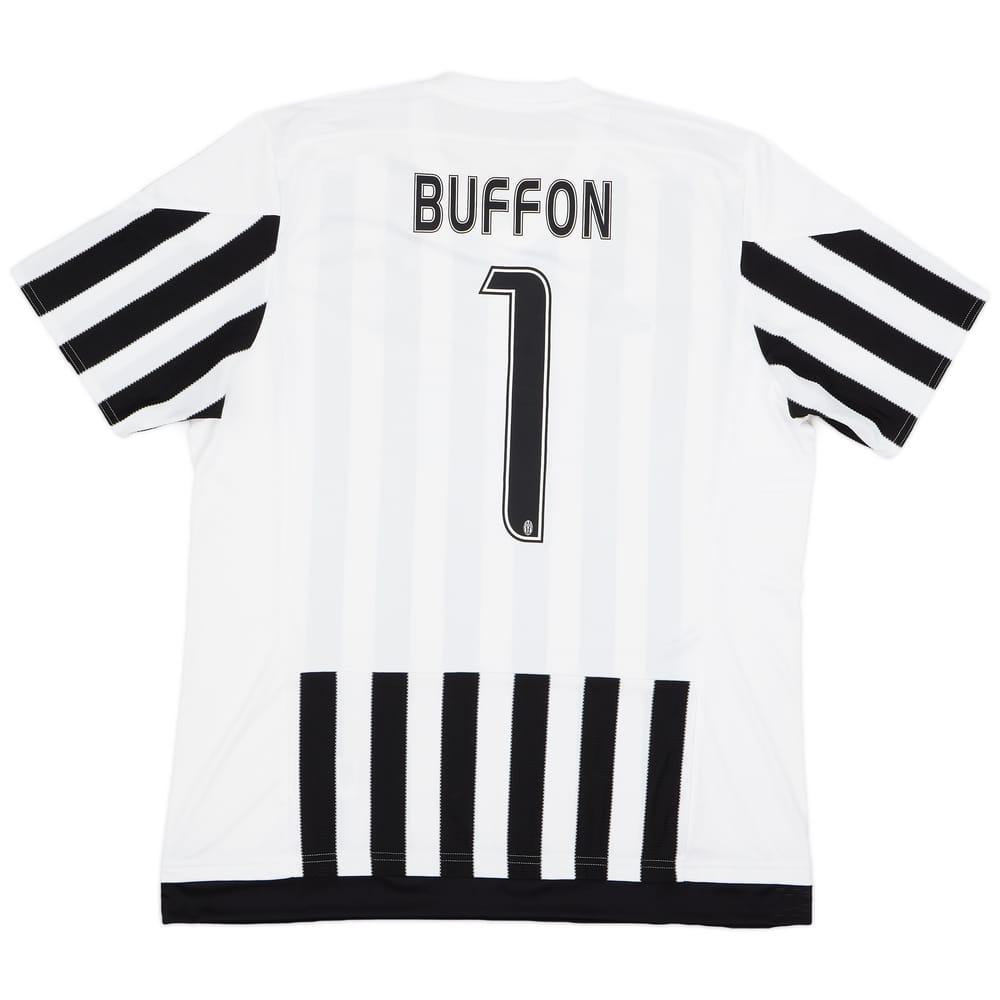 2015-16 Juventus Home Shirt Buffon #1 - 8/10 - (XL)