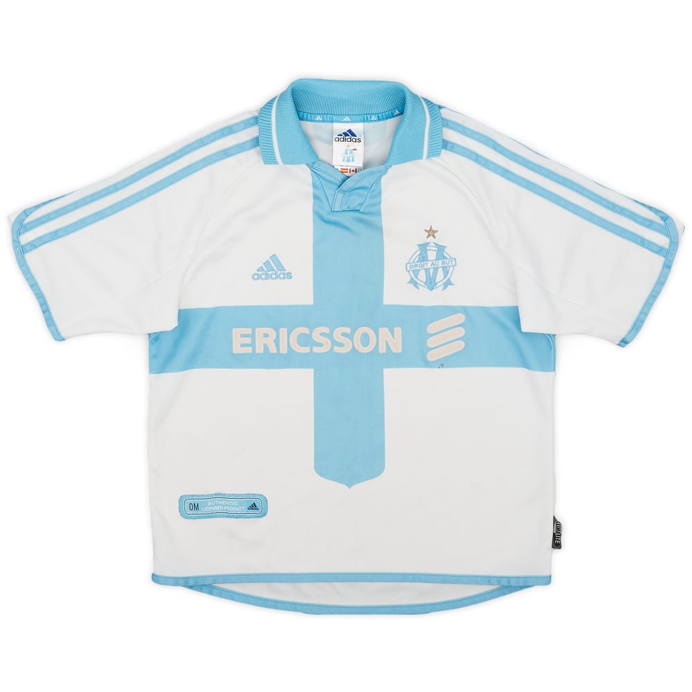 2000-01 Olympique Marseille Home Shirt - 6/10 - (M.Boys)