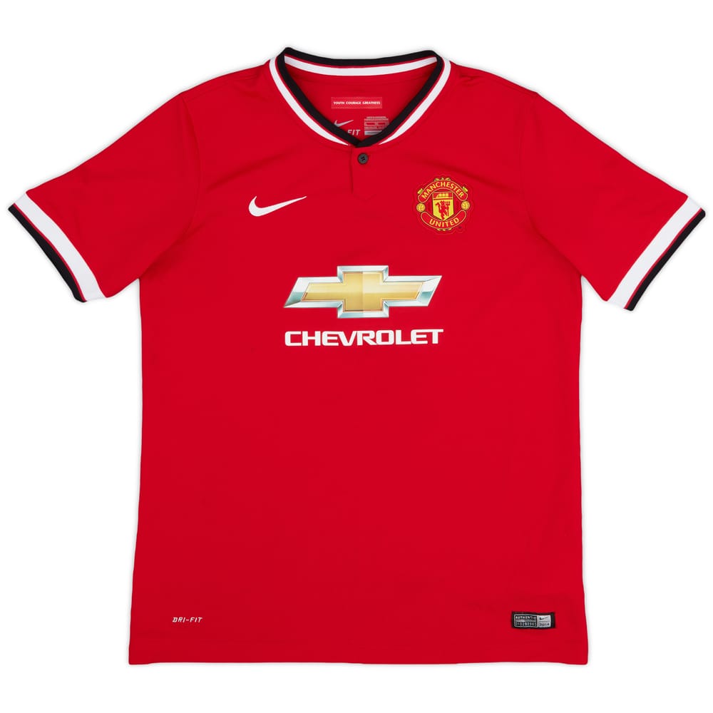 2014-15 Manchester United Home Shirt - 8/10 - (XL.Boys)