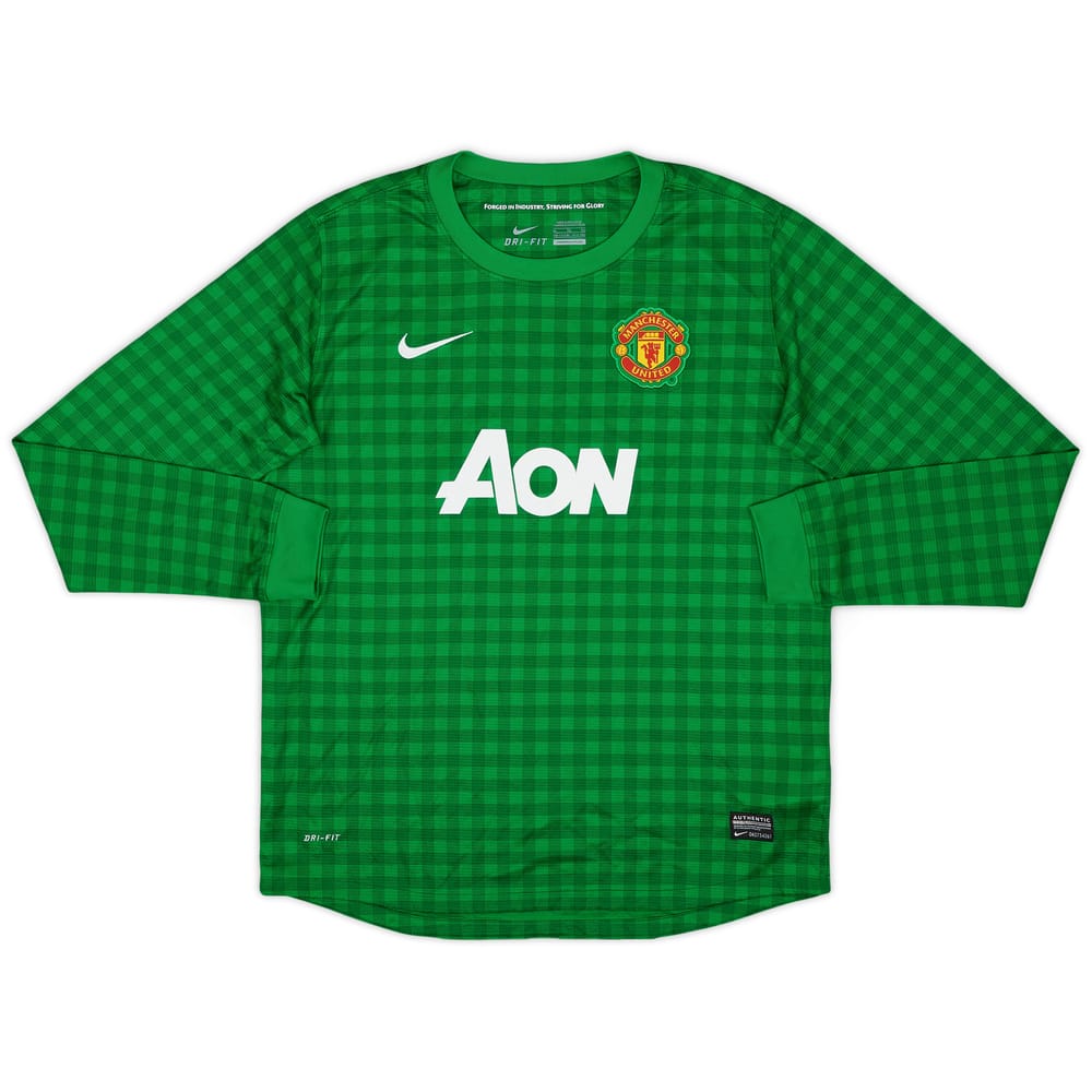 2012-13 Manchester United GK Shirt - 8/10 - (XL.Boys)