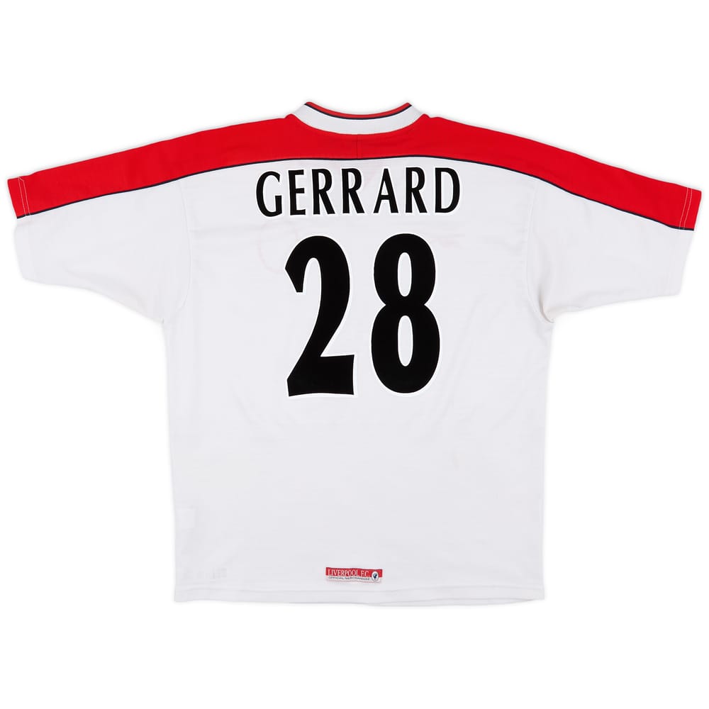 1998-99 Liverpool Away Shirt Gerrard #28 - 6/10 - (L)