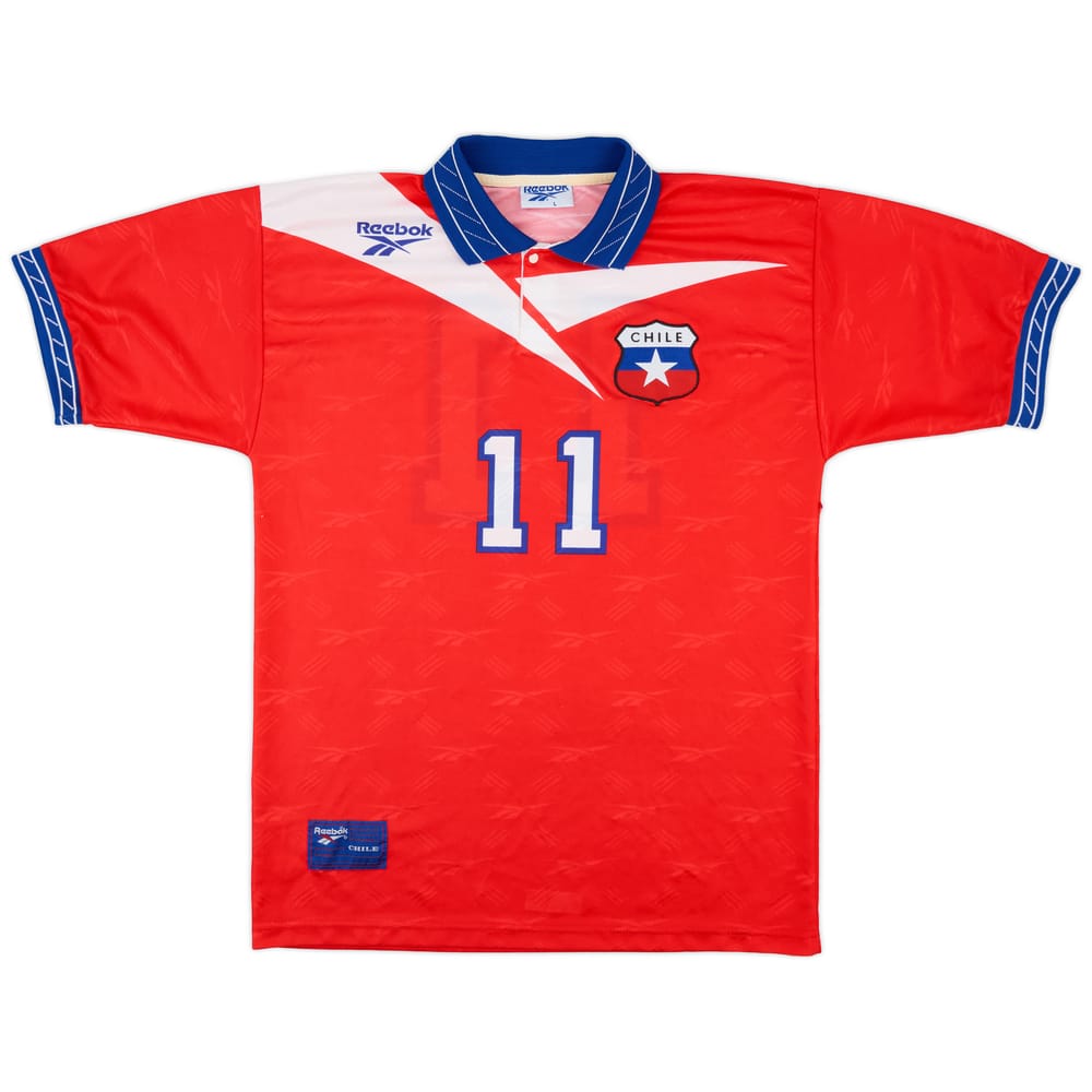 1997-99 Chile Home Shirt #11 - 9/10 - (L)
