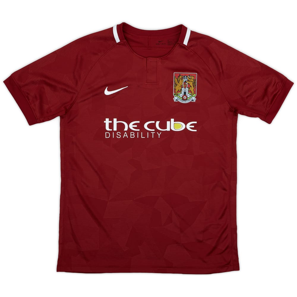 2018-19 Northampton Home Shirt - 8/10 - (XL.Boys)