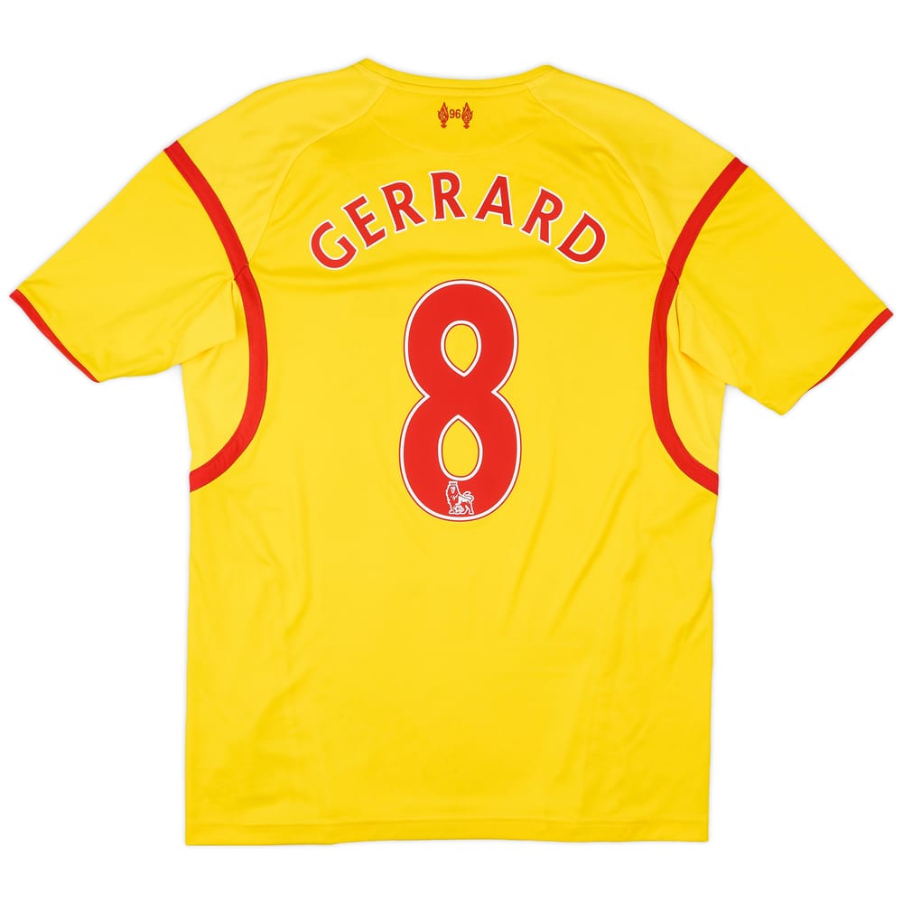 2014-15 Liverpool Away Shirt Gerrard #8 - 7/10 - (M)