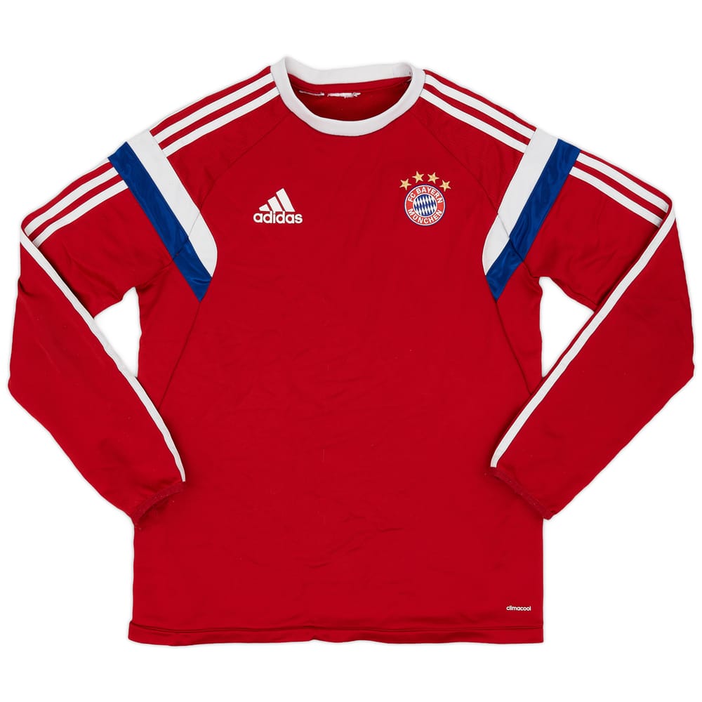 2015-16 Bayern Munich adidas Sweat Top - 5/10 - (XL.Boys)