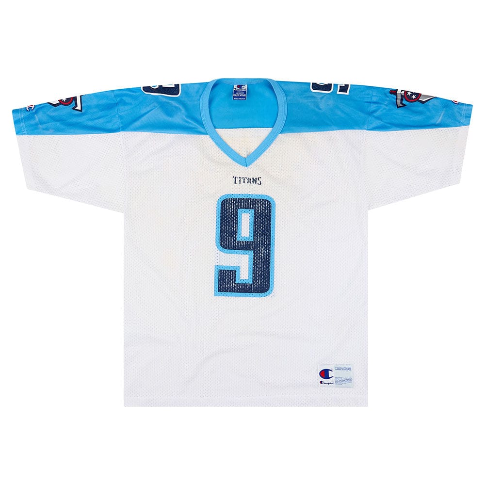 1999-00 Tennessee Titans McNair #9 Champion Jersey (Away) L