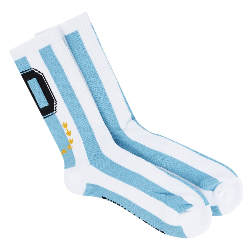 1986-88 Argentina #10 (Maradona) Home Crew Socks