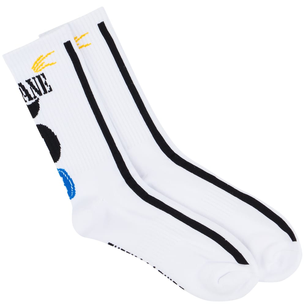 2001-02 Real Madrid Zidane #5 CL Home Crew Socks