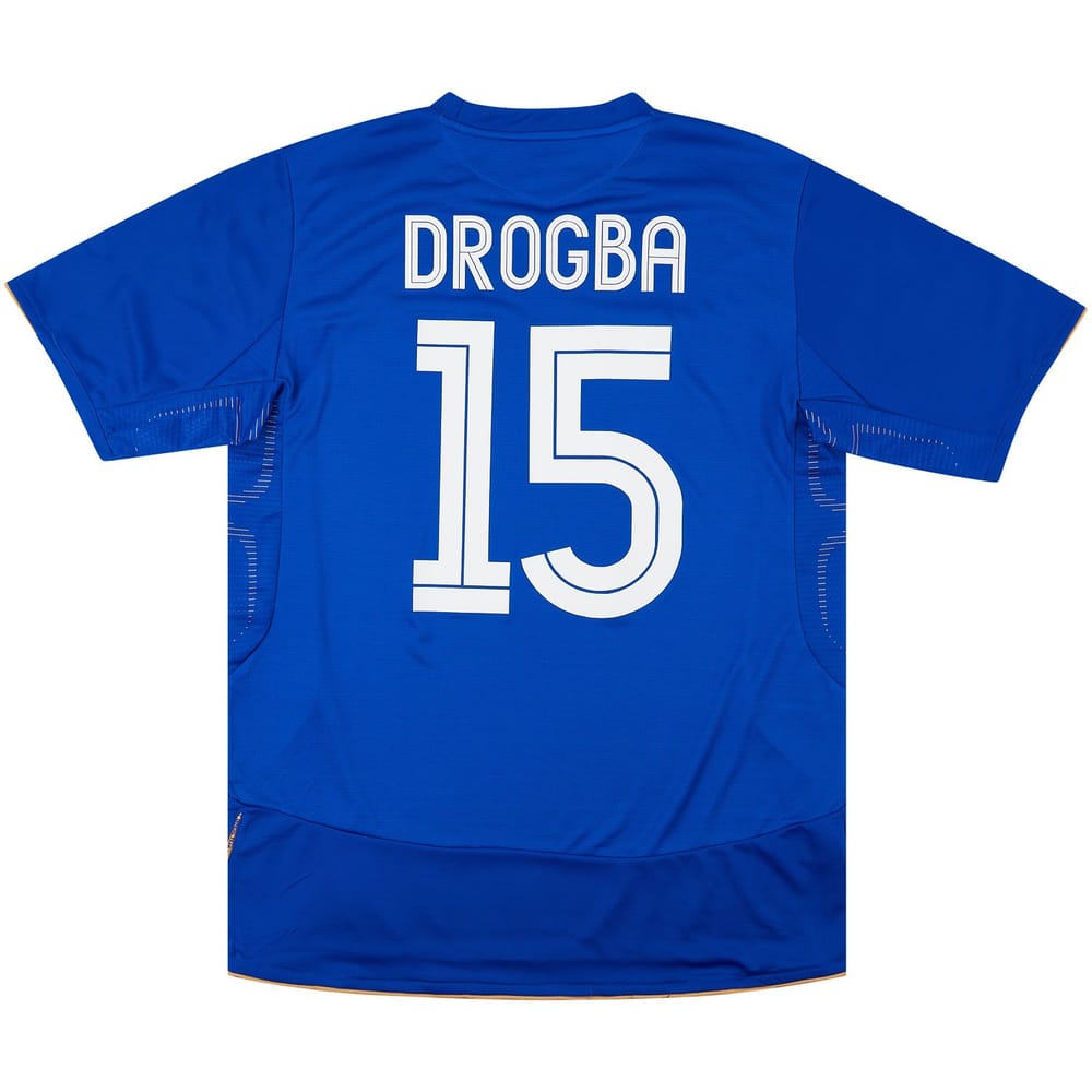 2005-06 Chelsea Centenary Home Shirt Drogba #15 - 8/10 - (S)