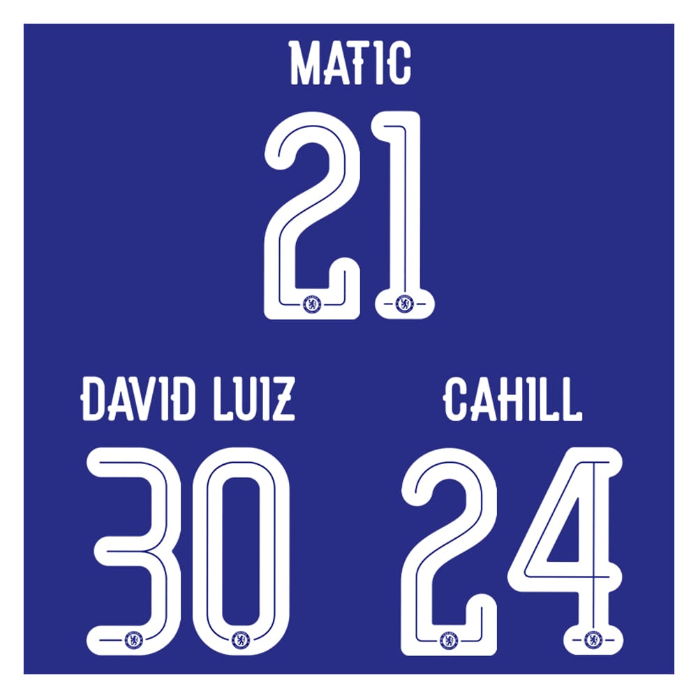 2015-17 Chelsea Home Cup/European Name Set