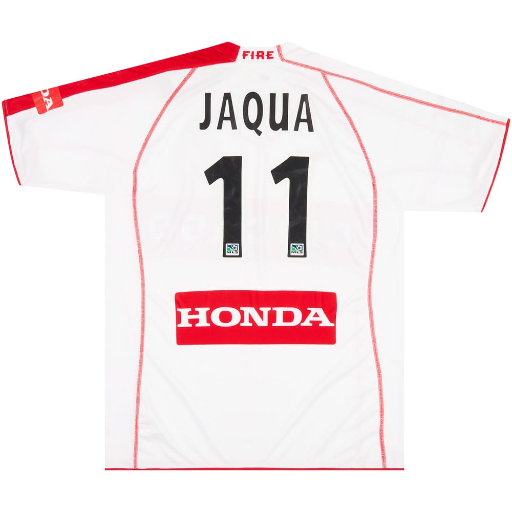 2005 Chicago Fire Match Issue Away Shirt Jaqua #11