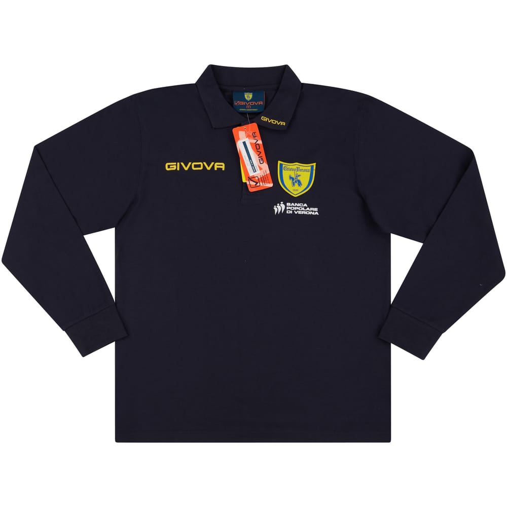 2011-12 Chievo Verona Givova Polo L/S T-Shirt - NEW