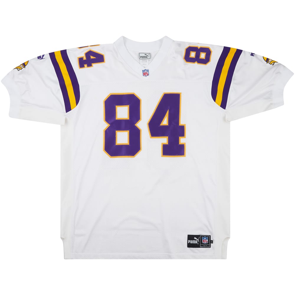 1999-00 Minnesota Vikings Moss #84 Authentic Puma Away Jersey (Excellent) 3XL