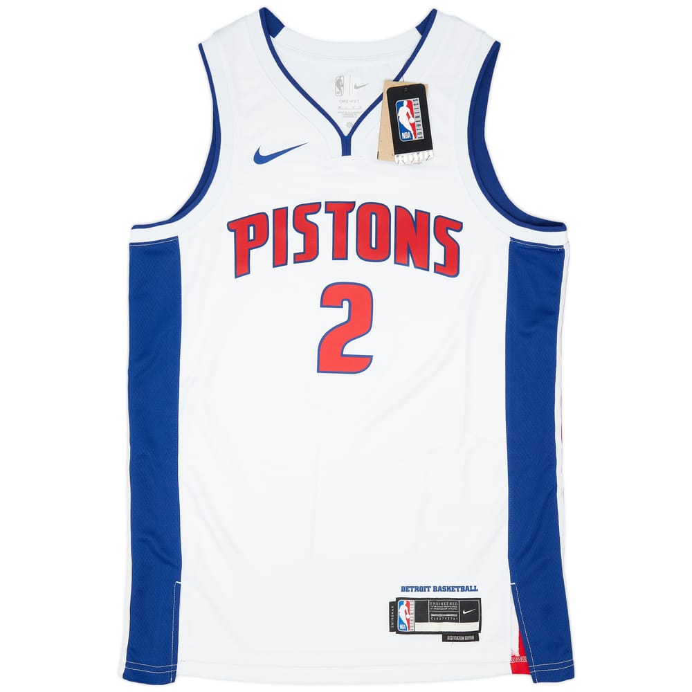 2021-24 Detroit Pistons Cunningham #2 Nike Swingman Home Jersey (L)