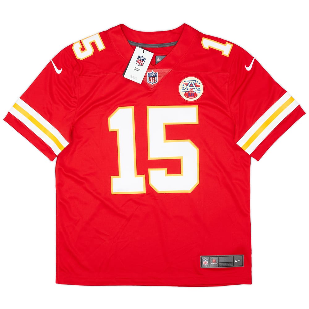 2017-23 Kansas City Chiefs Mahomes #15 Nike Limited Home Jersey (L)