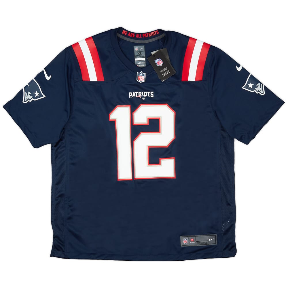 2016-19 New England Patriots Brady #12 Nike Game Alternate Jersey (XL)