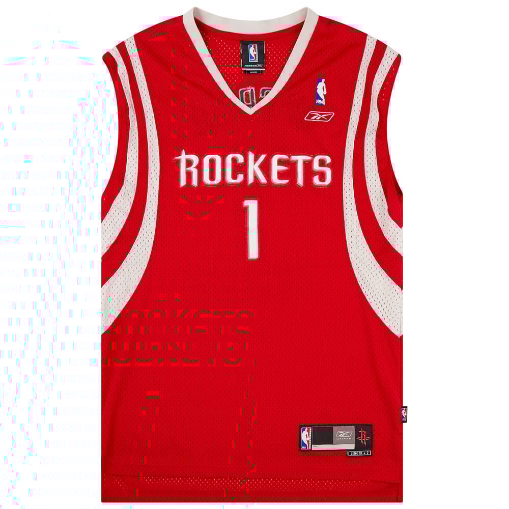 2004-06 Houston Rockets McGrady #1 Reebok Swingman Away Jersey (Excellent) M