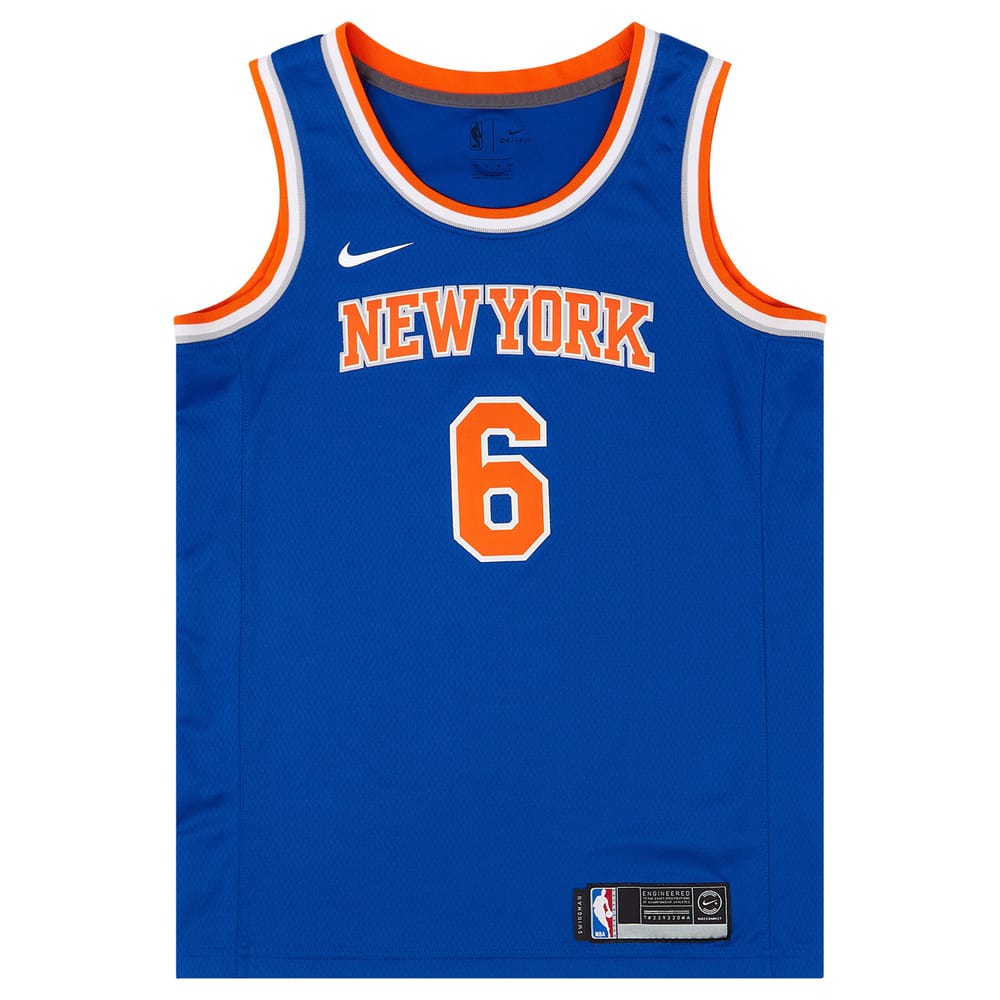 2017-19 New York Knicks Porzingis #6 Nike Swingman Away Jersey (Excellent) S