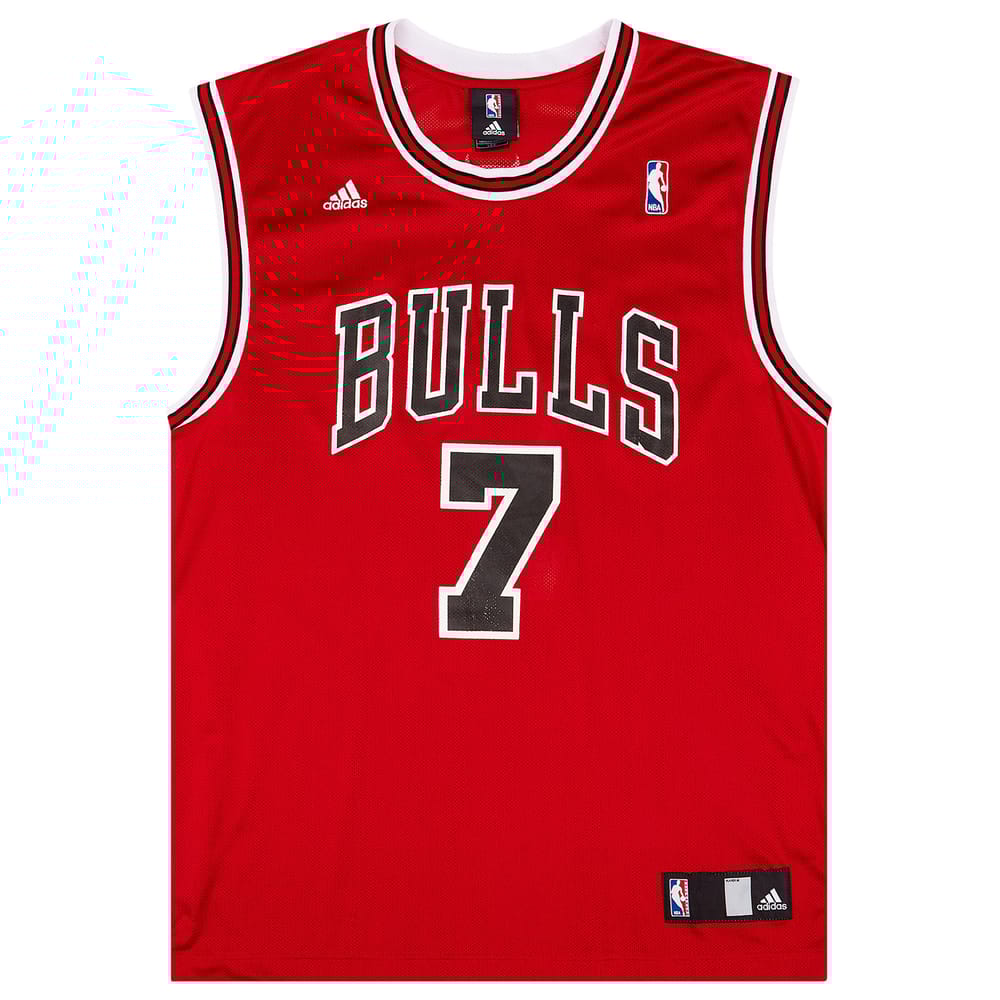 2006-09 Chicago Bulls Gordon #7 adidas Away Jersey (Very Good) L