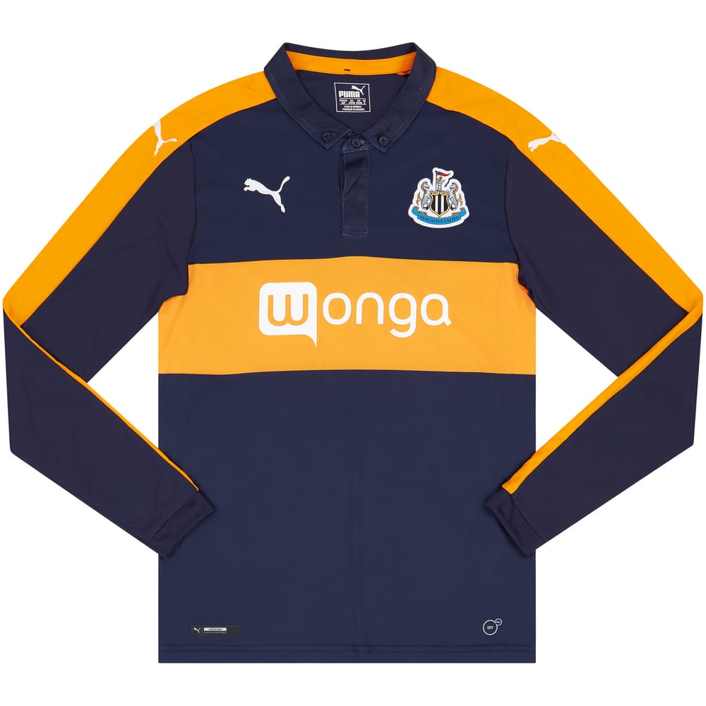 2016-17 Newcastle Away L/S Shirt - 8/10 - (S)