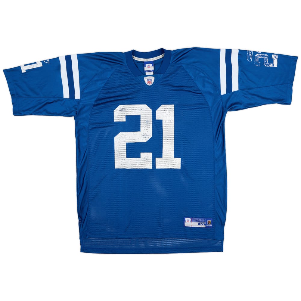 2005-06 Indianapolis Colts Sanders #21 Reebok On Field Home Jersey (Good) XL