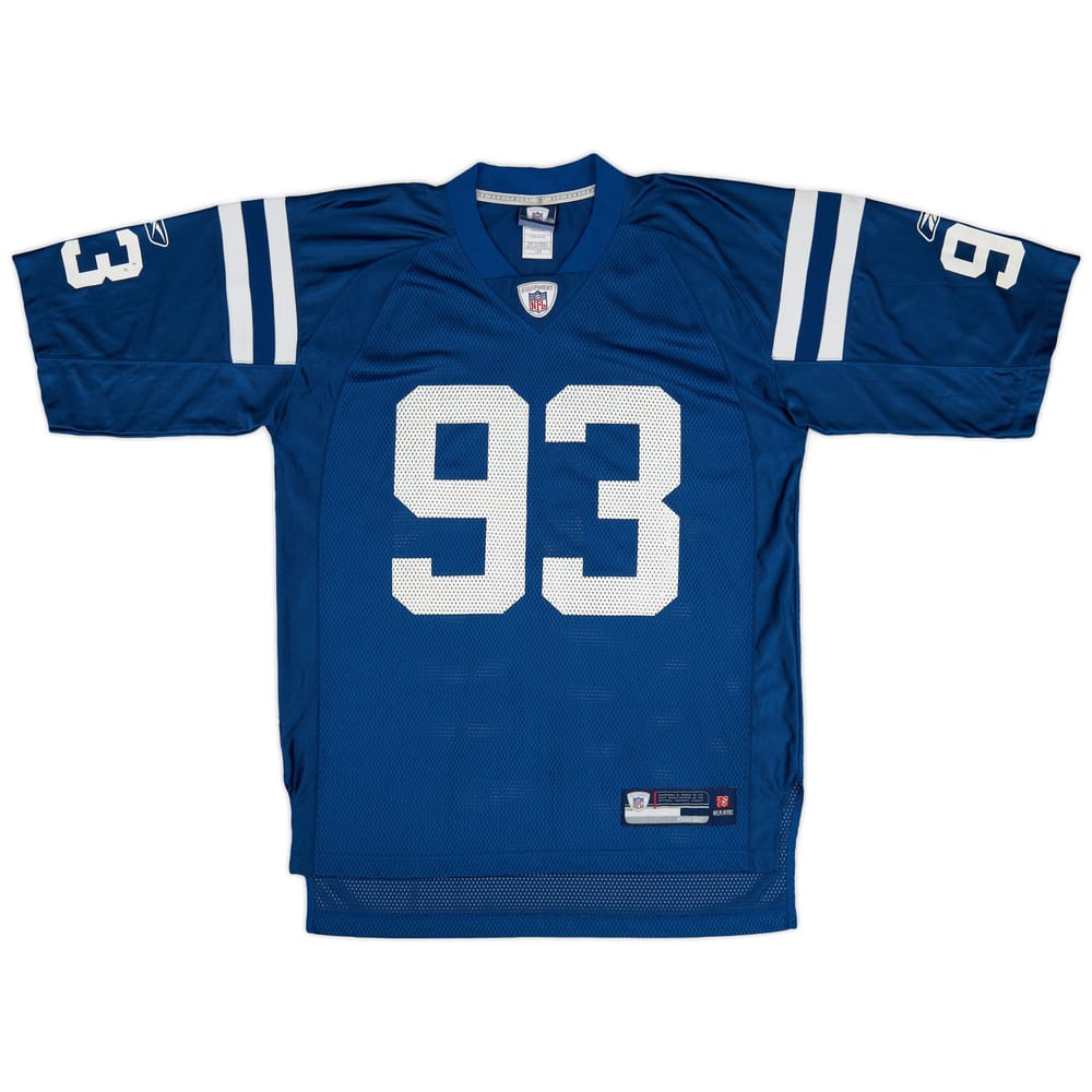 2007 Indianapolis Colts Freeney #93 Reebok On Field Home Jersey (Very Good) L