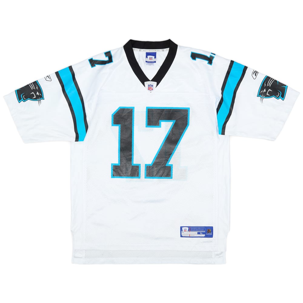 2005-06 Carolina Panthers Delhomme #17 Reebok On Field Away Jersey (Excellent) L