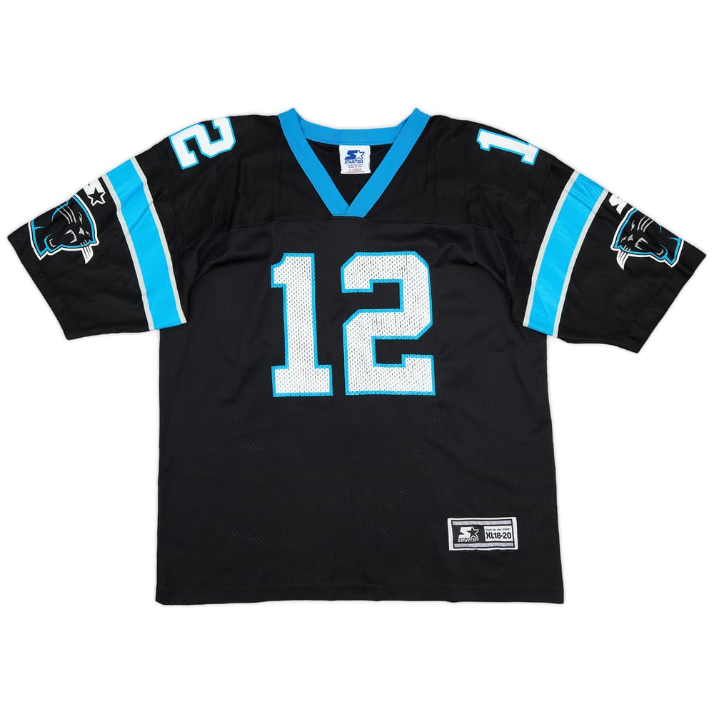 1995-98 Carolina Panthers Collins #12 Starter Home Jersey (Good) XL.Kids