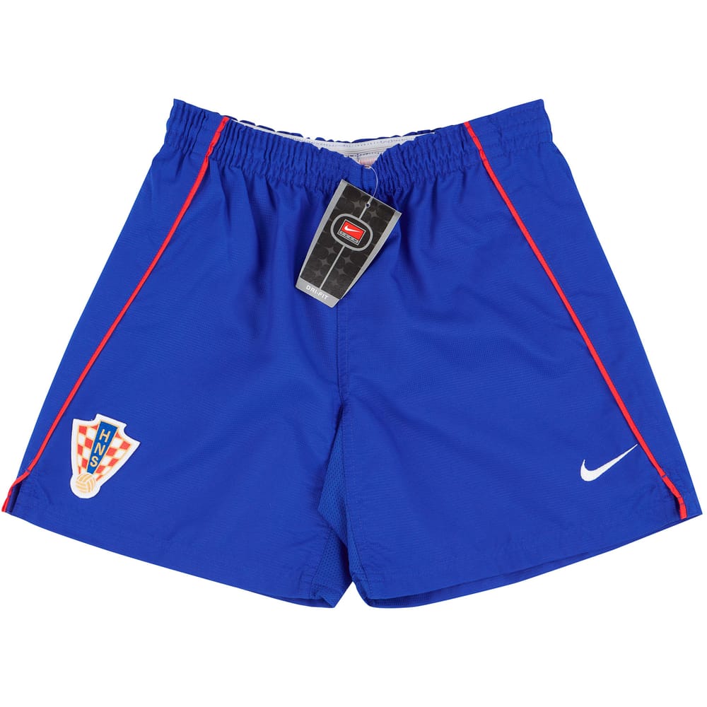 2001-02 Croatia Basic Away Shorts (L.Kids)