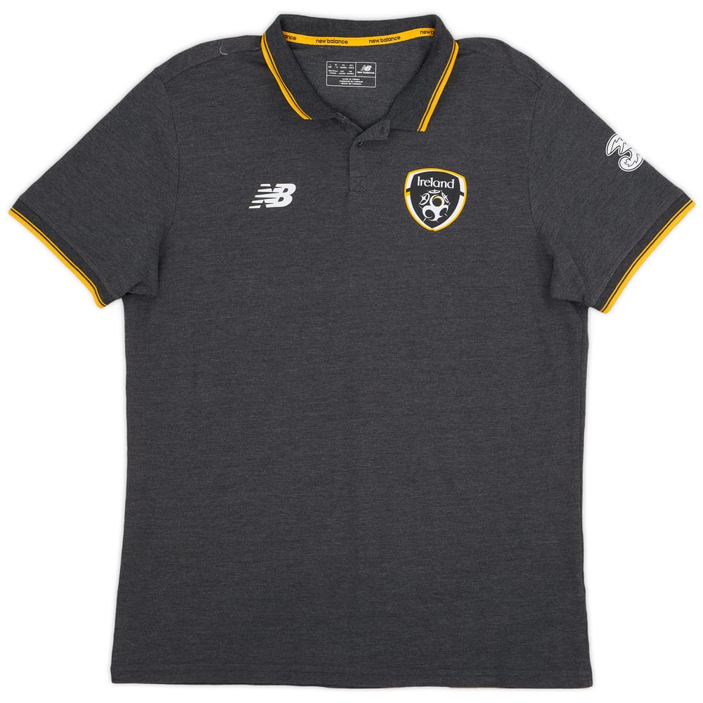 2017-18 Ireland New Balance Polo Shirt - 8/10 - (L)