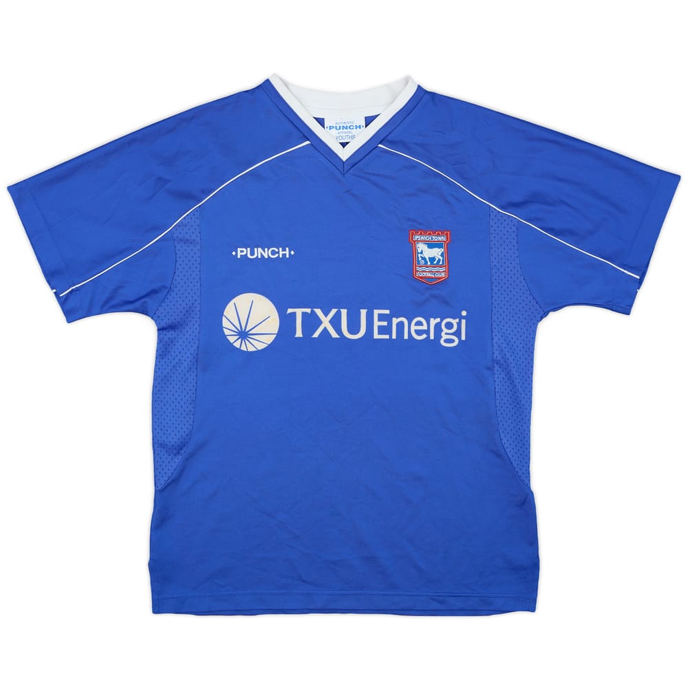 2001-02 Ipswich Home Shirt - 7/10 - (Y)
