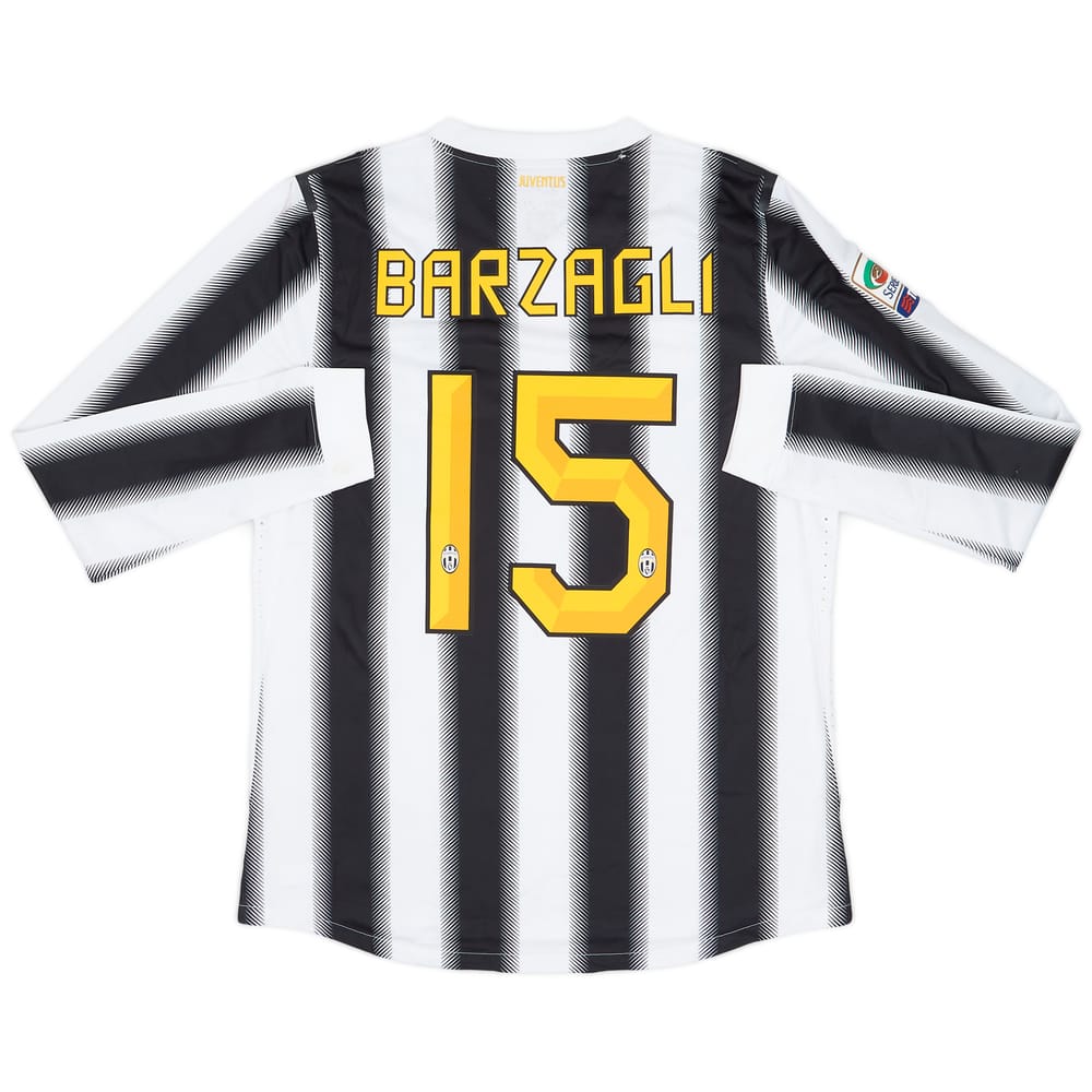 2011-12 Juventus Match Worn Home Shirt Barzagli #15