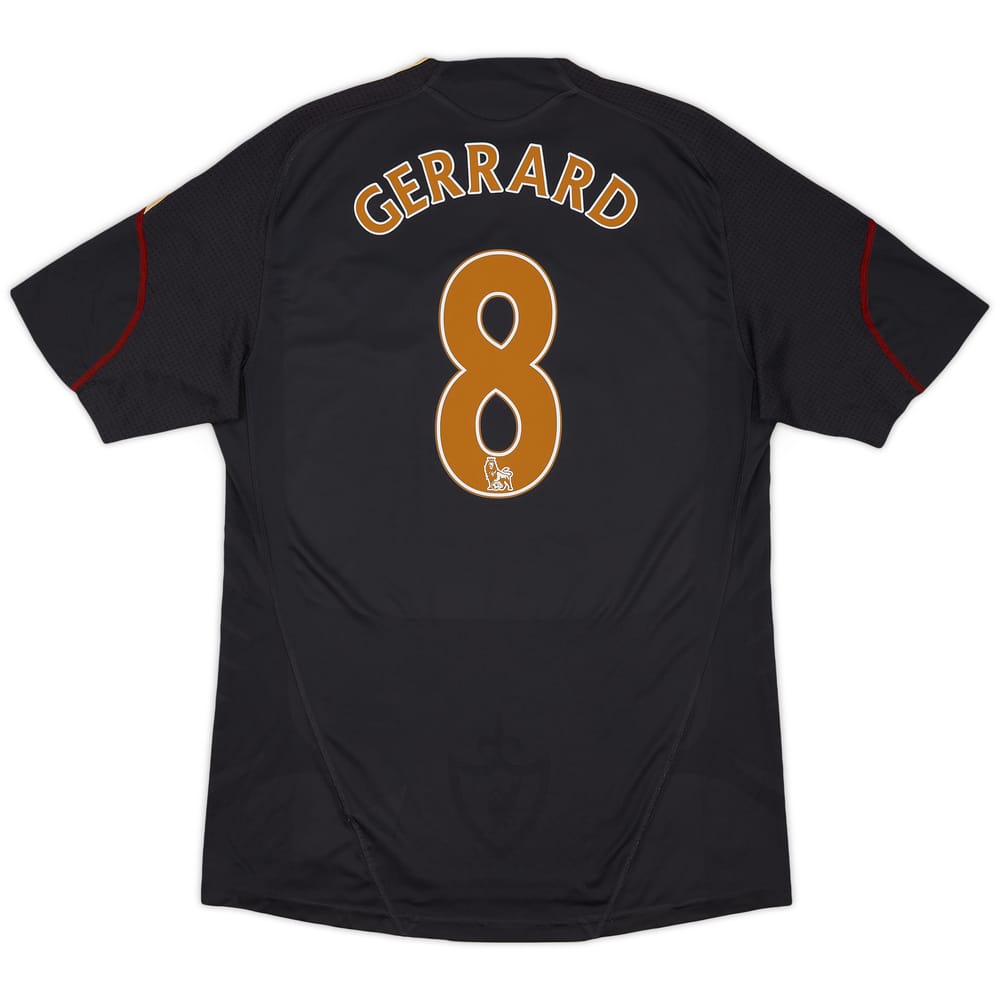 2009-10 Liverpool Away Shirt Gerrard #8 - 5/10 - (L)