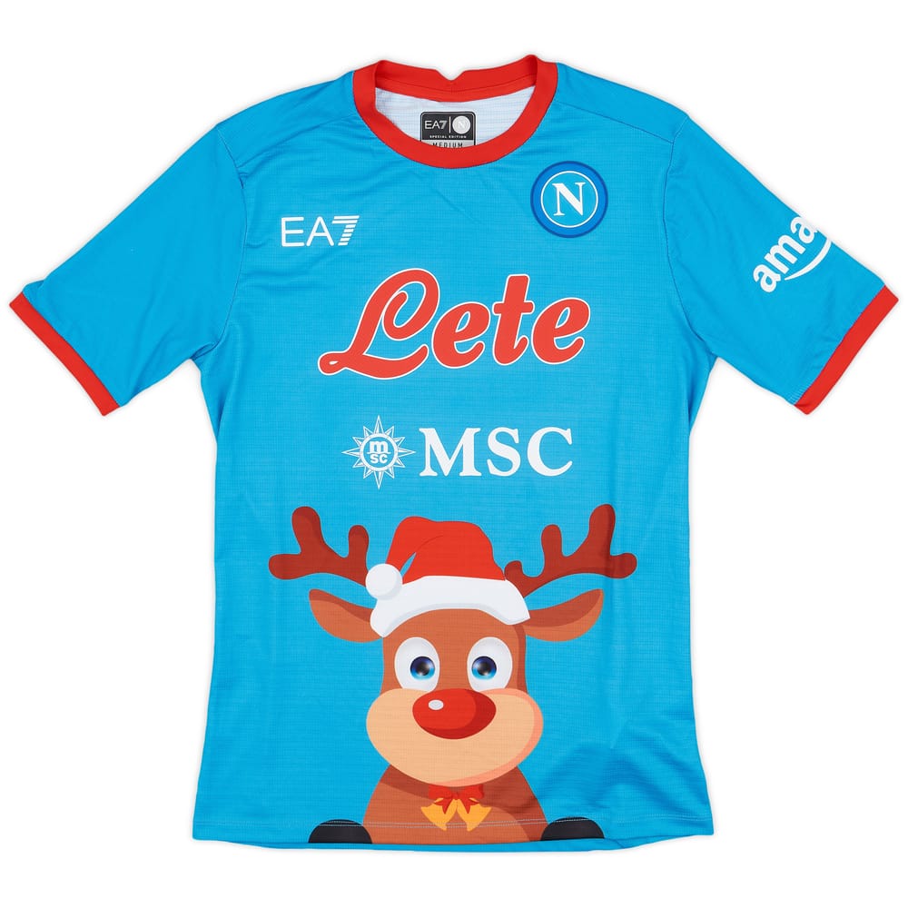 2022-23 Napoli Special Edition Christmas Shirt - 9/10 - (M)