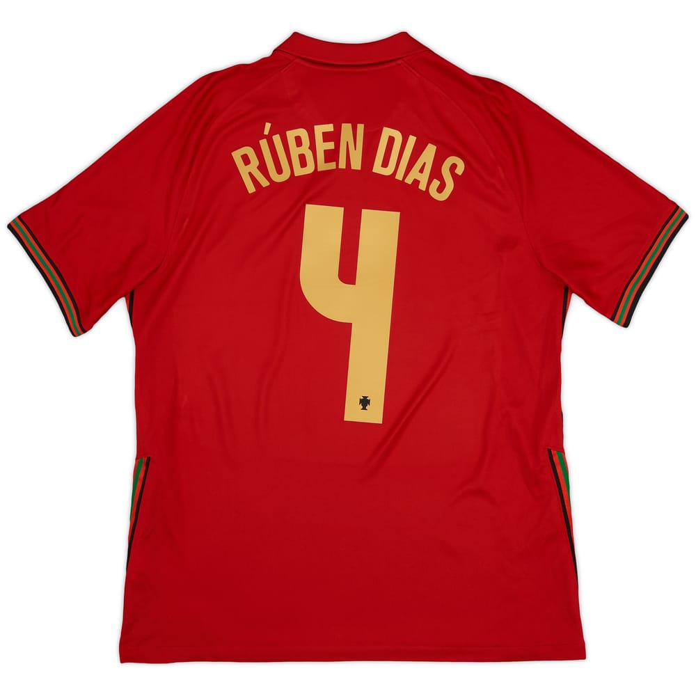 2020-21 Portugal Home Shirt Ruben Dias #4 - 8/10 - (L)
