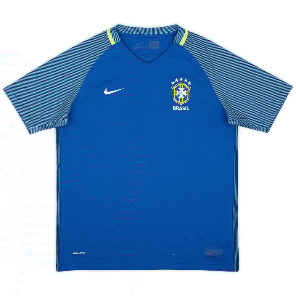 2016-17 Brazil Away Shirt - 7/10 - (XL.Boys)