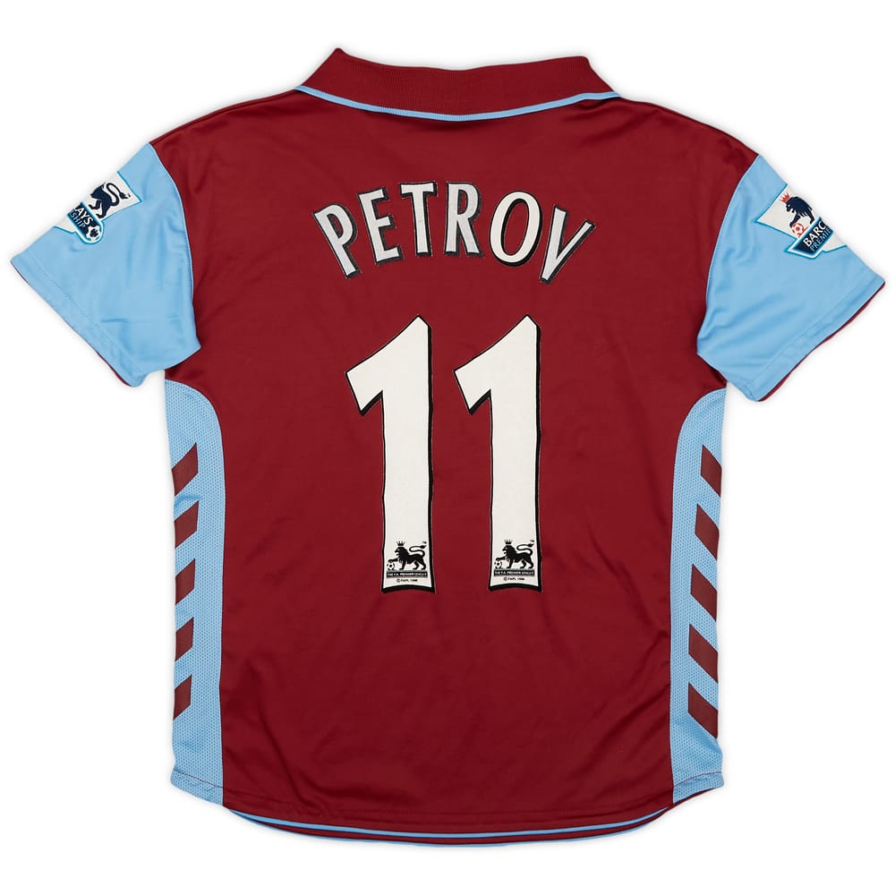 2006-07 Aston Villa Home Shirt Petrov #11 - 7/10 - (L.Boys)