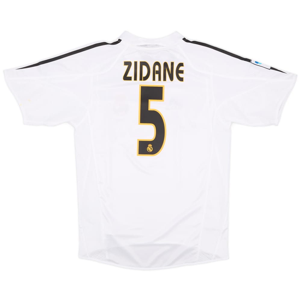 2004-05 Real Madrid Home Shirt Zidane #5 (S)