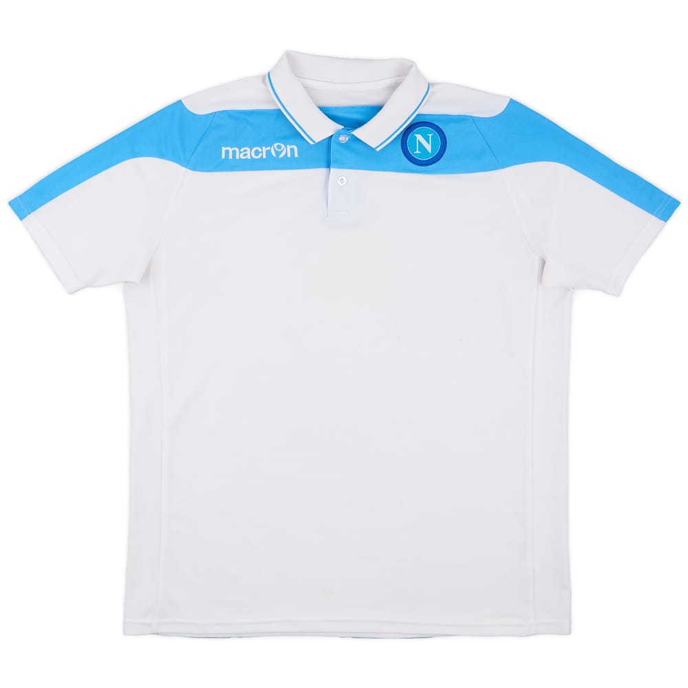 2013-14 Napoli Macron Polo Shirt - 5/10 - (XXL)