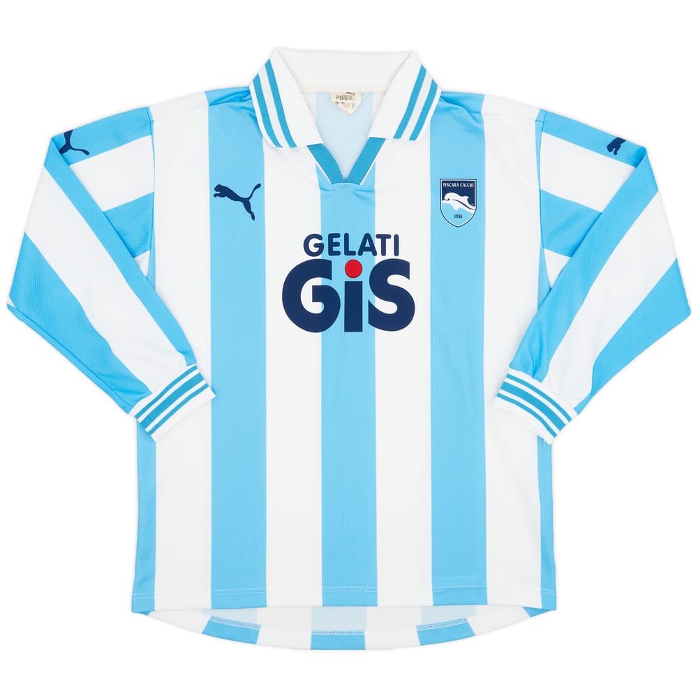 2000-01 Pescara Home L/S Shirt - 9/10 - (M)