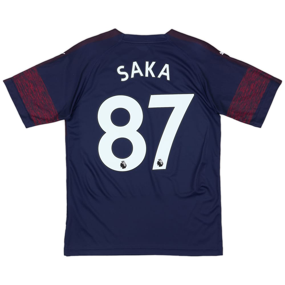 2018-19 Arsenal Away Shirt Saka #87 (S)