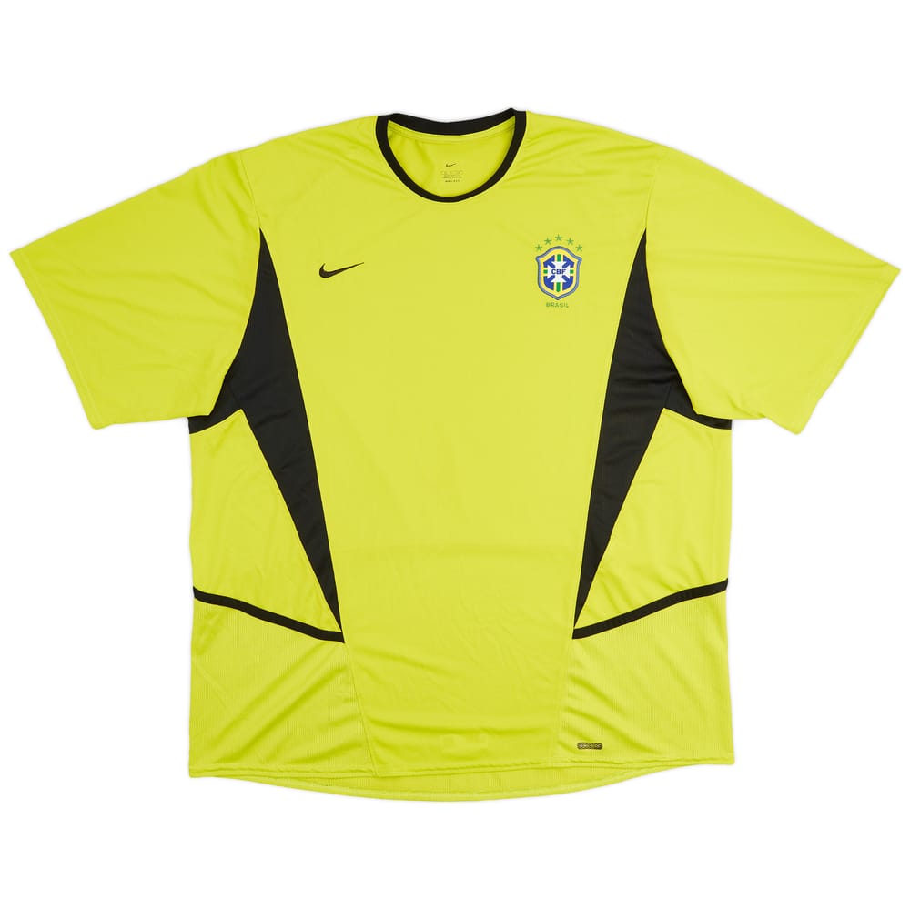 2002-04 Brazil GK S/S Shirt - 9/10 - (XL)