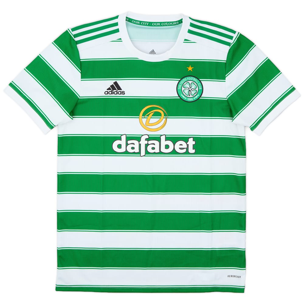 2021-22 Celtic Home Shirt - 9/10 - (M)
