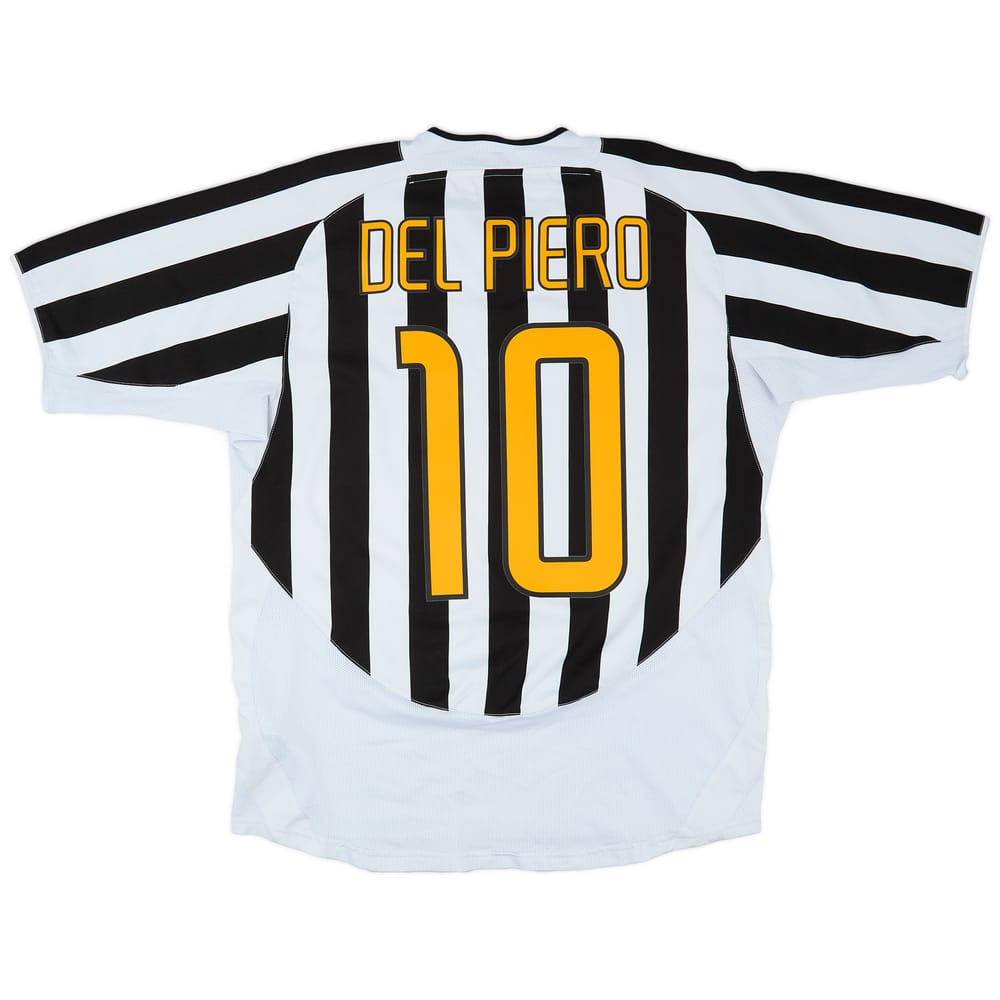 2003-04 Juventus Home Shirt Del Piero #10 - 6/10 - (L)